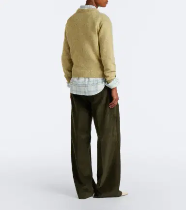 RÓHE Róhe Pleated cotton corduroy wide-leg pants | Thumbnail 2