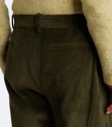 RÓHE Róhe Pleated cotton corduroy wide-leg pants | Thumbnail 3