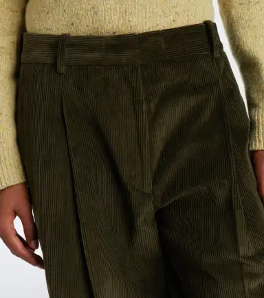 RÓHE Róhe Pleated cotton corduroy wide-leg pants | Thumbnail 6