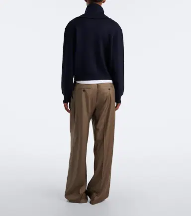 RÓHE Róhe Pleated virgin wool wide-leg pants | Thumbnail 3