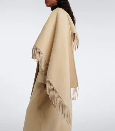 RÓHE Róhe Fringed caped alpaca and wool coat | Thumbnail 2 RÓHE Róhe Fringed caped alpaca and wool coat | Thumbnail 2