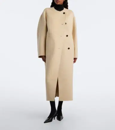 RÓHE Róhe Fringed caped alpaca and wool coat | Thumbnail 4 RÓHE Róhe Fringed caped alpaca and wool coat | Thumbnail 4