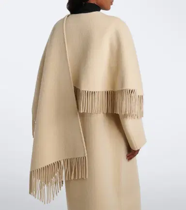 RÓHE Róhe Fringed caped alpaca and wool coat | Thumbnail 7 RÓHE Róhe Fringed caped alpaca and wool coat | Thumbnail 7
