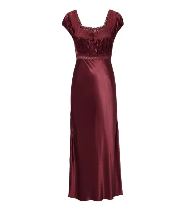 Rixo Maeva lace-trimmed satin midi dress