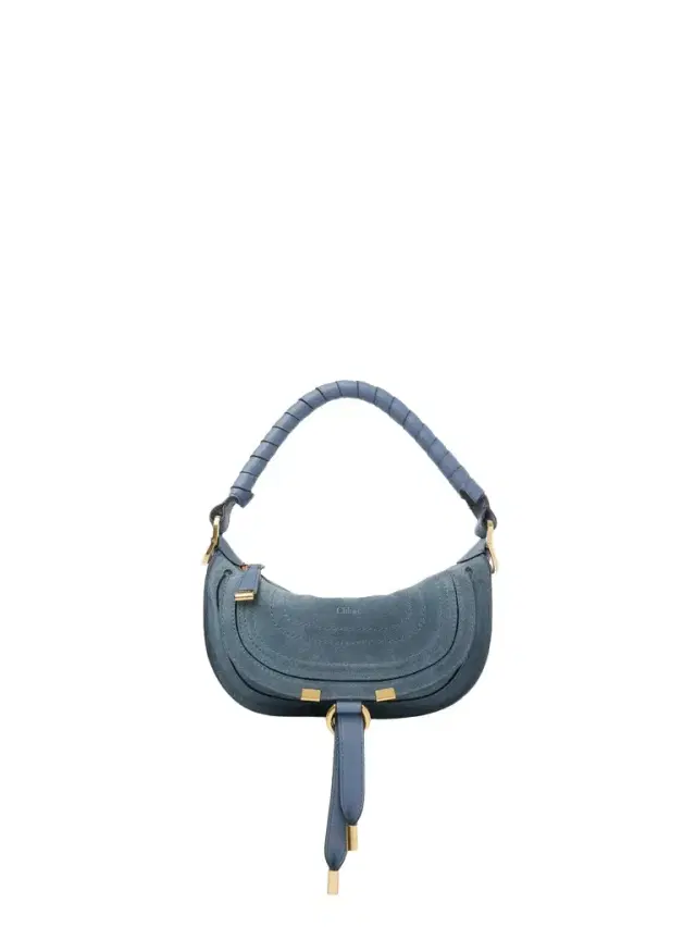 Chloé Mini Marcie shoulder bag in suede leather