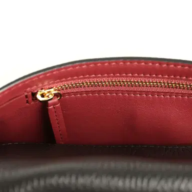 Chanel Chanel Mini "Souplissimo" Flap Bag Black Grained Calfskin Gold Hardware | Thumbnail 11