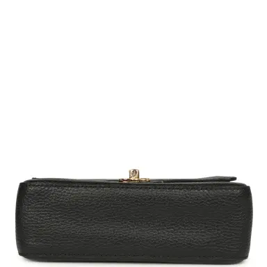 Chanel Chanel Mini "Souplissimo" Flap Bag Black Grained Calfskin Gold Hardware | Thumbnail 7