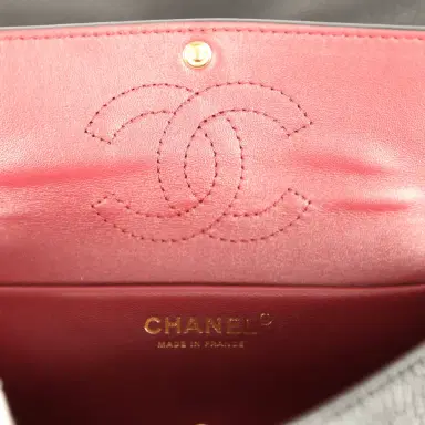 Chanel Chanel Mini "Souplissimo" Flap Bag Black Grained Calfskin Gold Hardware | Thumbnail 10