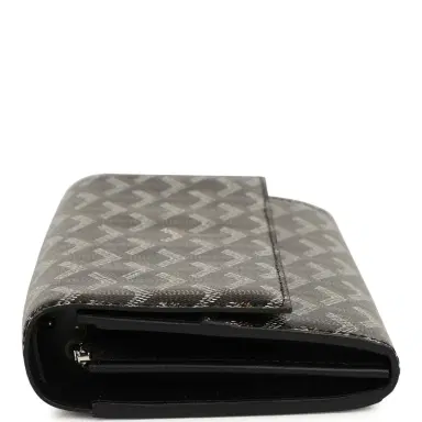 goyard Goyard Goyardine Canvas Black Varenne Continental Wallet Bag Palladium Hardware | Thumbnail 5 goyard Goyard Goyardine Canvas Black Varenne Continental Wallet Bag Palladium Hardware | Thumbnail 5
