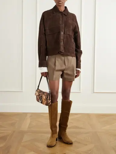 Staud Indie Slouch Suede Knee Boots | Thumbnail 4