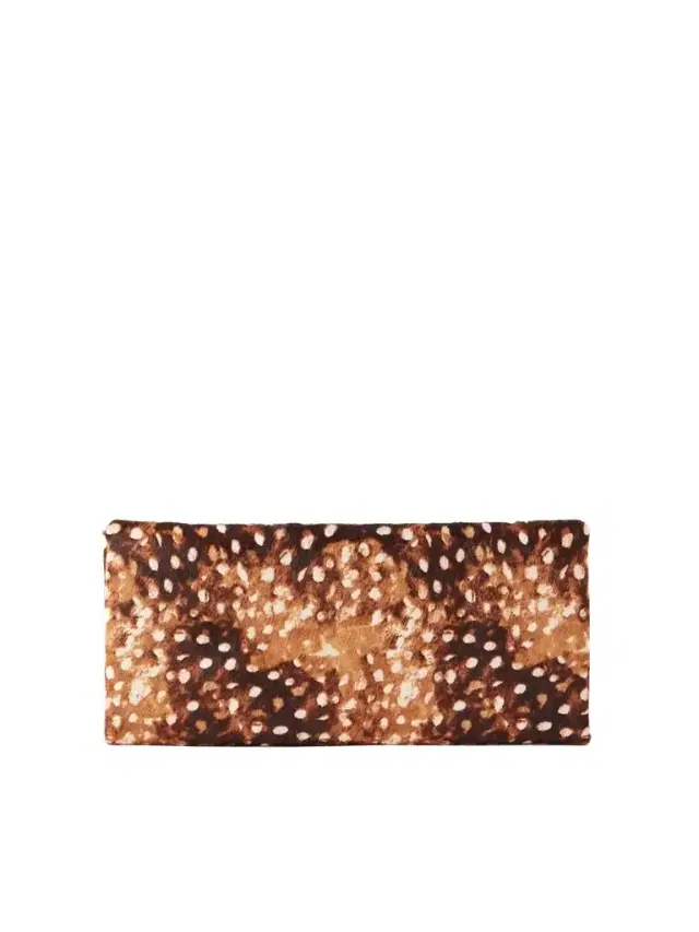 Staud Muse Animal-print Calf Hair Clutch