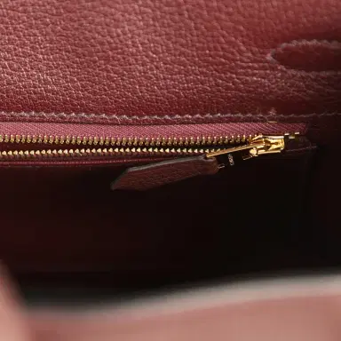 HERMÈS Hermes Birkin 25 Rouge Sellier Togo Gold Hardware | Thumbnail 8 HERMÈS Hermes Birkin 25 Rouge Sellier Togo Gold Hardware | Thumbnail 8