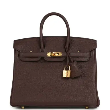 HERMÈS Hermes Birkin 25 Rouge Sellier Togo Gold Hardware | Thumbnail 1 HERMÈS Hermes Birkin 25 Rouge Sellier Togo Gold Hardware | Thumbnail 1