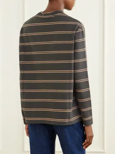 Jil Sander Striped Cotton T-shirt | Thumbnail 4