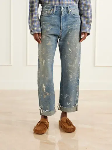RRL Paint-splattered Boyfriend Jeans | Thumbnail 3 RRL Paint-splattered Boyfriend Jeans | Thumbnail 3
