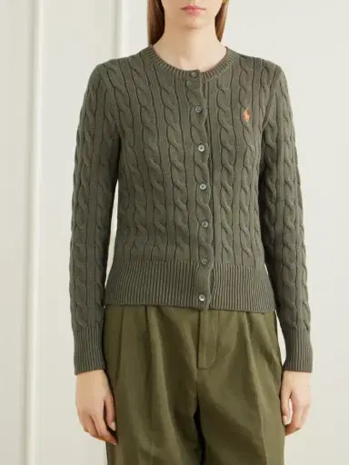 Polo Ralph Lauren Cable-knit Cotton Cardigan | Thumbnail 3