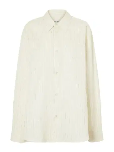 Studio Nicholson View Striped Cotton And Silk-blend Shirt | Thumbnail 1