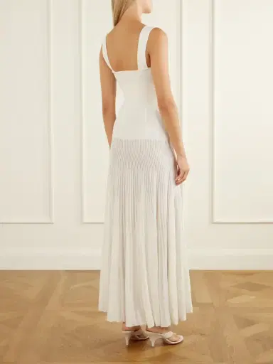 Galvan Aurelia Ribbed Woven Gown | Thumbnail 3 Galvan Aurelia Ribbed Woven Gown | Thumbnail 3