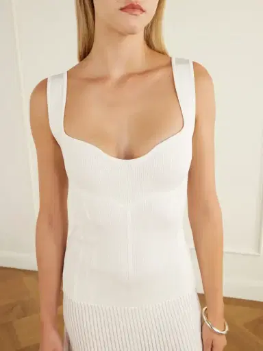 Galvan Aurelia Ribbed Woven Gown | Thumbnail 4 Galvan Aurelia Ribbed Woven Gown | Thumbnail 4