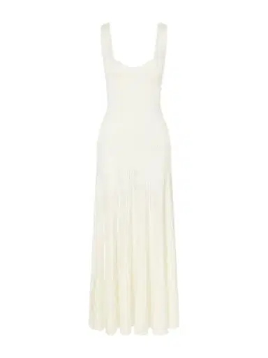 Galvan Aurelia Ribbed Woven Gown | Thumbnail 1 Galvan Aurelia Ribbed Woven Gown | Thumbnail 1