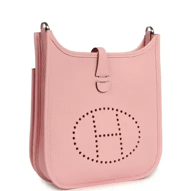 HERMÈS Hermes Evelyne 23 Rose Sakura Clemence Palladium Hardware | Thumbnail 2