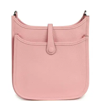 HERMÈS Hermes Evelyne 23 Rose Sakura Clemence Palladium Hardware | Thumbnail 4