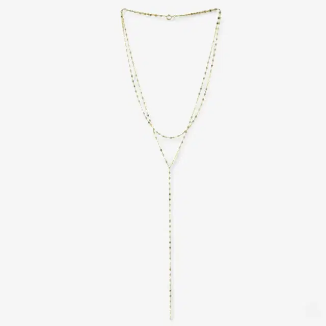 Stephanie Gottlieb Olivia Double Y Necklace 14 Inches
