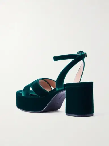 Gianvito Rossi 35 Velvet Sandals | Thumbnail 3