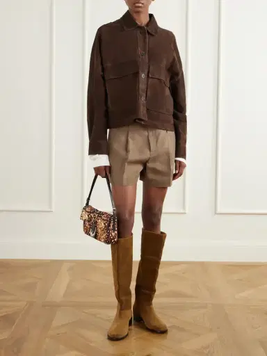 Staud Harlow Animal-printed Calf Hair Shoulder Bag | Thumbnail 3