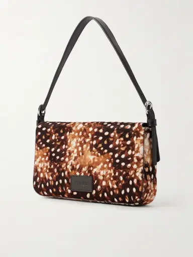 Staud Harlow Animal-printed Calf Hair Shoulder Bag | Thumbnail 4