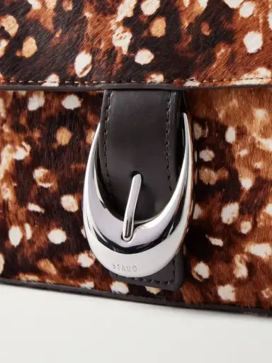Staud Harlow Animal-printed Calf Hair Shoulder Bag | Thumbnail 5