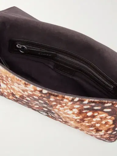 Staud Harlow Animal-printed Calf Hair Shoulder Bag | Thumbnail 6