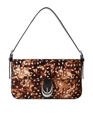 Staud Harlow Animal-printed Calf Hair Shoulder Bag | Thumbnail 1