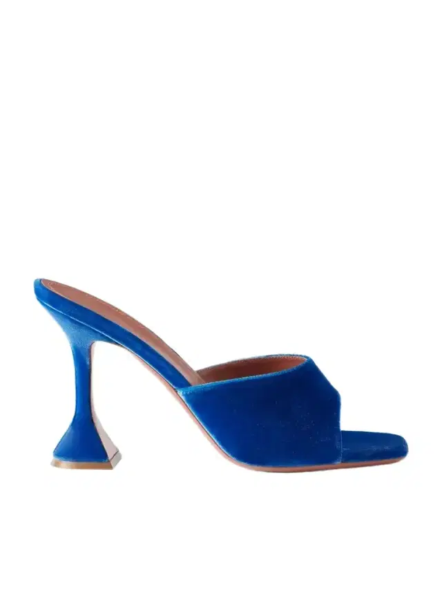 Amina Muaddi Lupita 95 Velvet Mules