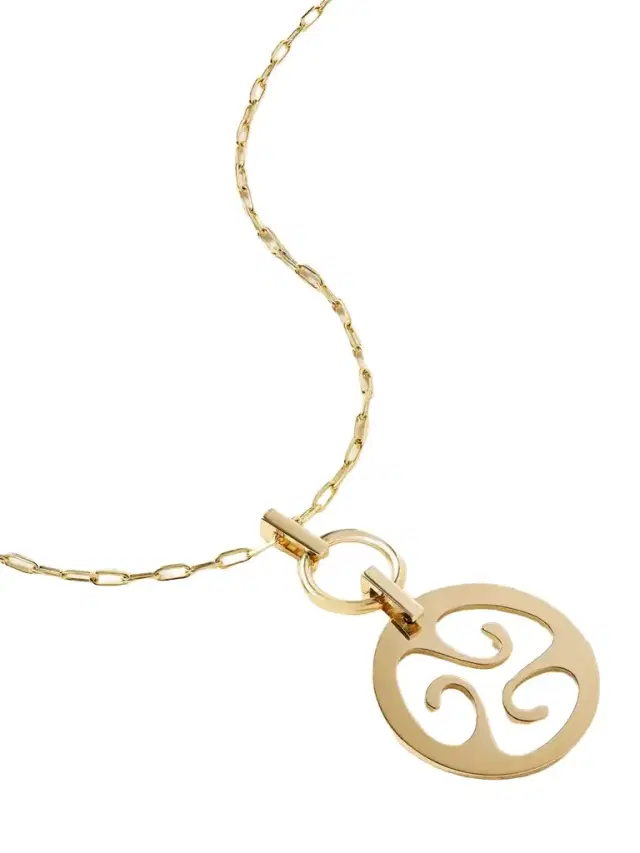Diane Kordas Trippy Nomad 14-karat Gold Pendant Necklace