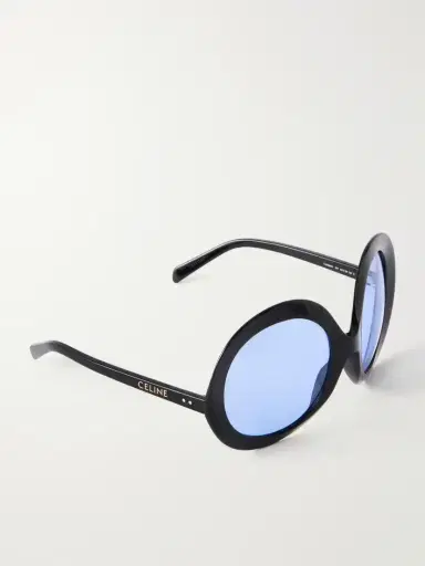 CELINE Eyewear Round-frame Acetate Sunglasses | Thumbnail 3