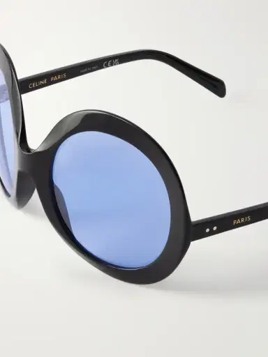 CELINE Eyewear Round-frame Acetate Sunglasses | Thumbnail 4