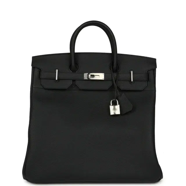 Hermes HAC Birkin 40 Black Togo Palladium Hardware Hermes HAC Birkin 40 Black Togo Palladium Hardware