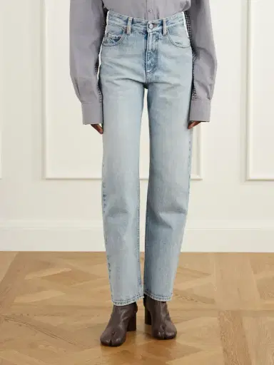 MM6 MAISON MARGIELA Mid-rise Wide-leg Jeans | Thumbnail 3