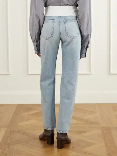 MM6 MAISON MARGIELA Mid-rise Wide-leg Jeans | Thumbnail 4