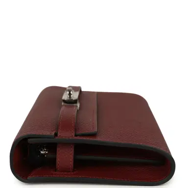 HERMÈS Hermes Kelly Wallet To Go Rouge H Epsom Palladium Hardware | Thumbnail 4 HERMÈS Hermes Kelly Wallet To Go Rouge H Epsom Palladium Hardware | Thumbnail 4