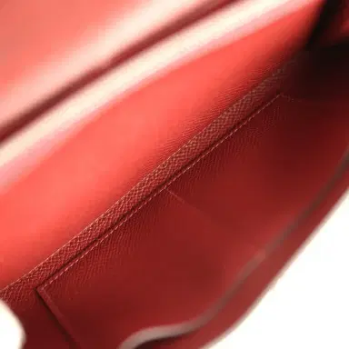 HERMÈS Hermes Kelly Wallet To Go Rouge H Epsom Palladium Hardware | Thumbnail 9 HERMÈS Hermes Kelly Wallet To Go Rouge H Epsom Palladium Hardware | Thumbnail 9