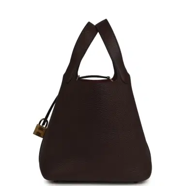 HERMÈS Hermes Picotin Lock 18 Rouge Sellier Clemence Gold Hardware | Thumbnail 3 HERMÈS Hermes Picotin Lock 18 Rouge Sellier Clemence Gold Hardware | Thumbnail 3