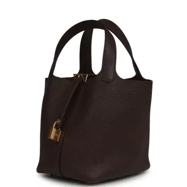 HERMÈS Hermes Picotin Lock 18 Rouge Sellier Clemence Gold Hardware | Thumbnail 5 HERMÈS Hermes Picotin Lock 18 Rouge Sellier Clemence Gold Hardware | Thumbnail 5