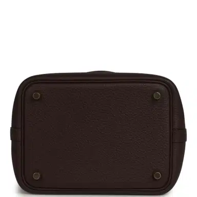 HERMÈS Hermes Picotin Lock 18 Rouge Sellier Clemence Gold Hardware | Thumbnail 6 HERMÈS Hermes Picotin Lock 18 Rouge Sellier Clemence Gold Hardware | Thumbnail 6