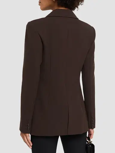 Simkhai Women's Surabhi Hourglass Blazer - Chocolate - Size 00 | Thumbnail 3 Simkhai Women's Surabhi Hourglass Blazer - Chocolate - Size 00 | Thumbnail 3