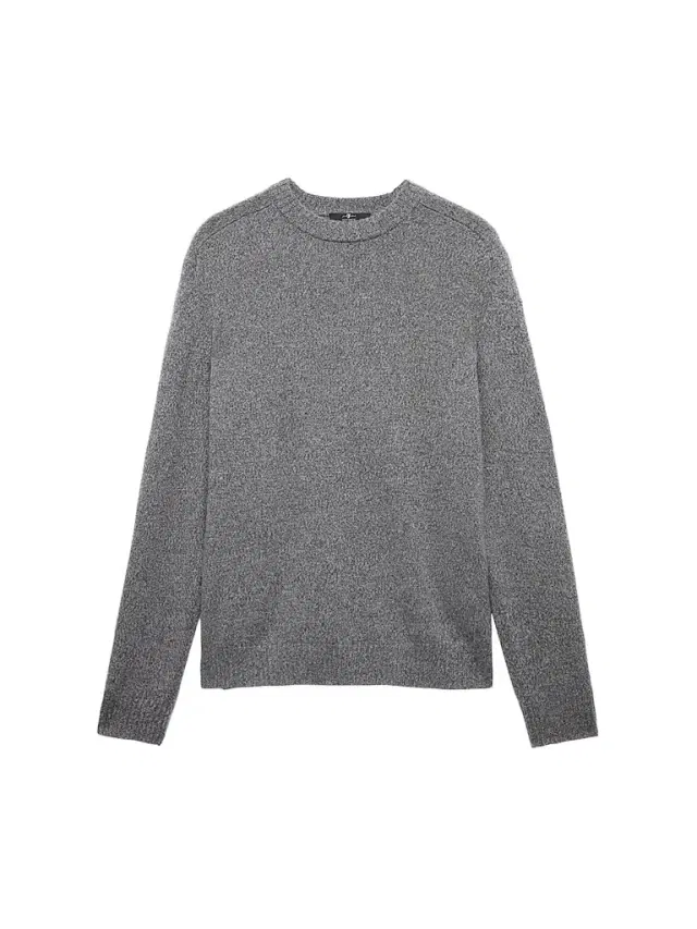 7 For All Mankind Men's Cotton-Wool-Nylon Crewneck Sweater - Cashmere Wolf