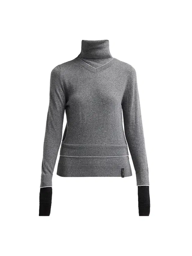 Marc Jacobs Women's Layered Turtleneck Sweater - Grey