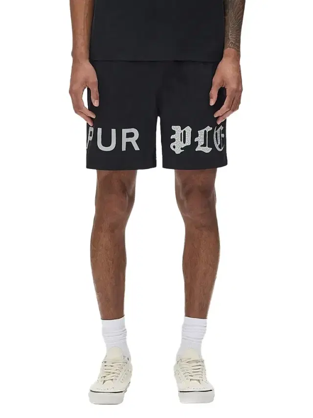 Purple Brand Men's All Around Swim Shorts - Black