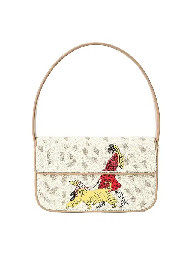 Staud Women's Tommy Beaded Shoulder Bag - Dog Walk